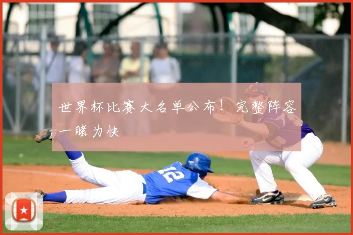 世界杯比赛大名单公布！完整阵容一睹为快