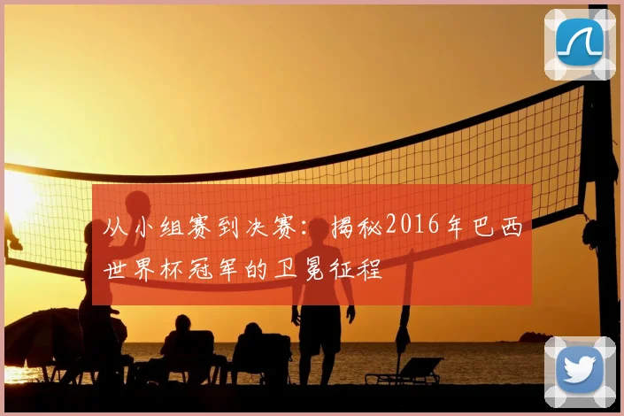 从小组赛到决赛：揭秘2016年巴西世界杯冠军的卫冕征程
